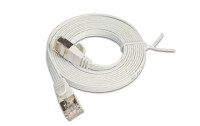 SLIM Slimpatchkabel  Cat 6, STP, 0.25 m, Weiss