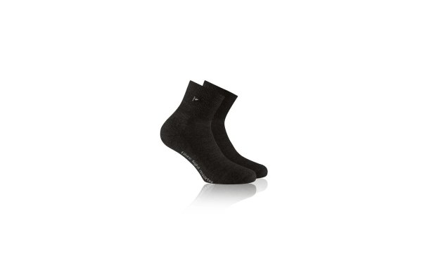 Rohner Socks Socken Fibre Light Quarter Schwarz