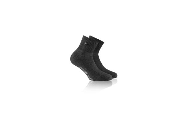 Rohner Socks Socken Fibre Light Quarter Anthrazit