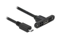 Delock USB 2.0-Kabel Micro-USB B - Micro-USB B 1 m