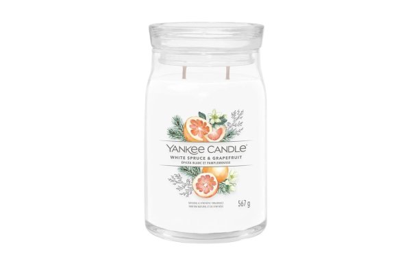 Yankee Candle Signature Duftkerze White Spruce & Grapefruit Signature Large Jar