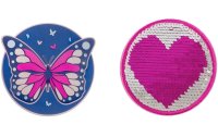 Schneiders Badges Butterfly + Heart, 2 Stück