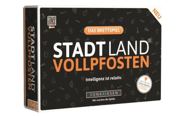 Denkriesen STADT LAND VOLLPFOSTEN – Das offizielle Brettspiel