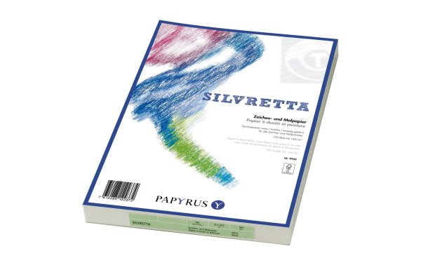 Scaldia Zeichenpapier Silvretta 50 x 70 cm, 160 gm², 100 Blatt