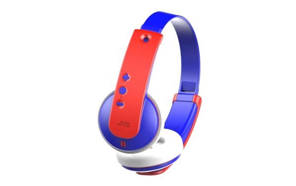 JVC Wireless On-Ear-Kopfhörer HA-KD9BT Blau; Rot