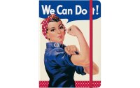 Nostalgic Art Notizbuch We can do it! A5, Dot, Mehrfarbig