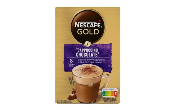 Nescafé Instant Kaffee Gold Cappuccino Chocolate 8 Portionen