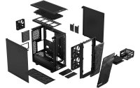 Fractal Design PC-Gehäuse Meshify 2 Compact TG Dark Schwarz