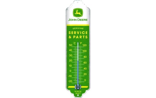 Nostalgic Art Thermometer John Deere 6.5 x 28 cm