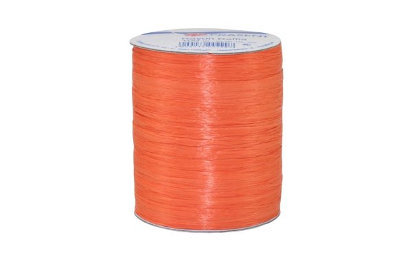 Pattberg Geschenkband Raffia Rayon 100 m, Tangerine