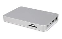 LMP Dockingstation USB-C DuoDock Silber