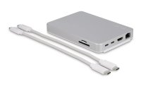 LMP Dockingstation USB-C DuoDock Silber