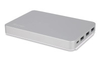 LMP Dockingstation USB-C DuoDock Silber