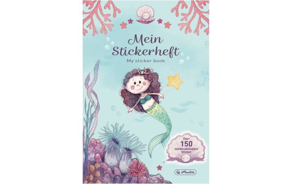 Herlitz Stickerbuch über 100 Sticker Meerjungfrau, 10 Seiten