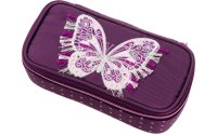Walker Etui Pencil Box 21 x 10 x 6 cm, Purple Butterfly
