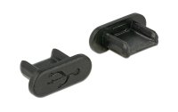 Delock Blindstecker/Staubschutz USB-MicroB 10 Stück Schwarz