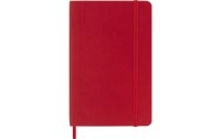 Moleskine Notizbuch Classic A6, Liniert, Softcover Scharlachrot