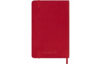 Moleskine Notizbuch Classic A6, Liniert, Softcover Scharlachrot