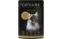 Cats Love Nassfutter Senior Ente, 85 g
