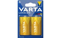 Varta Batterie Longlife D 2 Stück