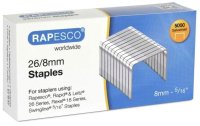 Rapesco Heftklammer 26 / 8 mm, 5000 Stück