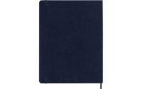 Moleskine Notizbuch XL Liniert, Softcover, 192 Seiten Saphier