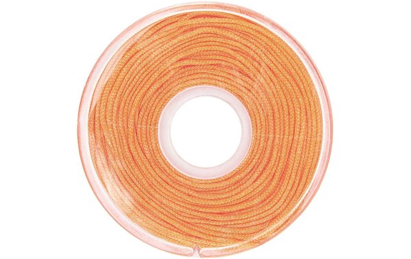 Rico Design Kordelband Makramee 1 mm x 10 m, Orange