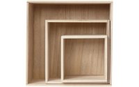 Creativ Company Holzartikel Kisten, 3 Stück