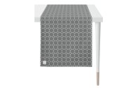 APELT Tischläufer Outdoor 46 cm x 1.35 m, Grau