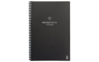 Rocketbook Notizbuch Fusion Smart A5, Liniert, Schwarz