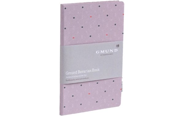 Gmund Notizbuch Bavarian Raute 13.5 x 20.3 cm, Dot, Hellbraun