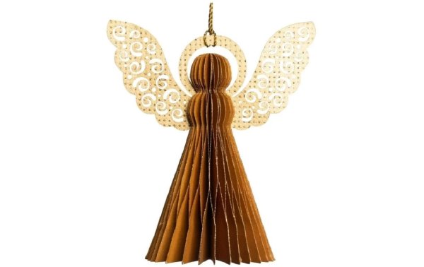 Tranquillo Weihnachtsschmuck Engel mit Heiligenschein Gold/Ocker