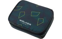 Walker Etui Pencil Box 22.5 x 16 x 6 cm, Green Polygon