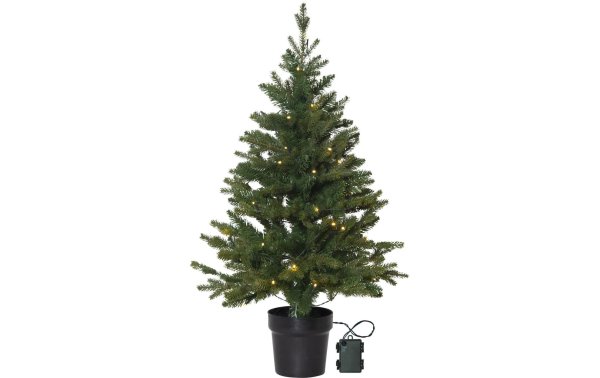 Star Trading Weihnachtsbaum Byske, 40 LED, 90 cm, Grün