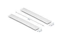 Delock Klettband 15 m x 20 mm mit Haft- und Flauschband Weiss