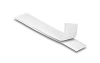 Delock Klettband 1 m x 20 mm mit Haft- und Flauschband Weiss