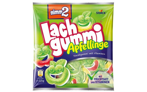 Storck Nimm2 Lachgummi Apfellinge 225 g