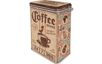Nostalgic Art Vorratsdose Coffee Sack 1.3 l, Braun/Grün/Rot