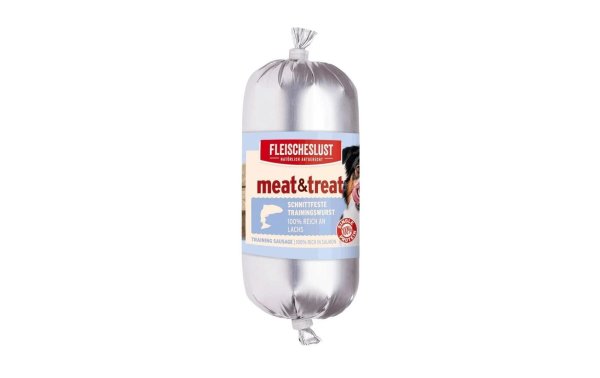 Fleischeslust Leckerli Meat & Treat Singleshot Lachs, 80 g