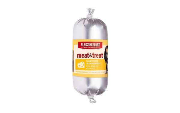 Fleischeslust Leckerli Meat & Treat Singleshot Käsewurst, 80 g