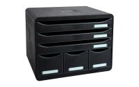 Biella Schubladenbox STORE-BOX MAXI ECO Schwarz, A4+ quer