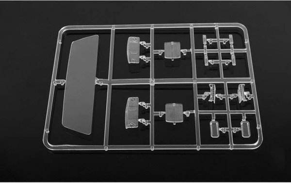 RC4WD Karosserie TF2 Heckscheibe/Scheinwerfer