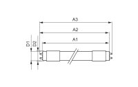 Philips Professional Leuchtstofflampe CorePro LEDtube UN 1500mm HO 23W 865 T8