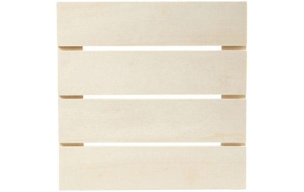 Creativ Company Holzartikel 28,6 cm Holzschild, Lamellen-Panel