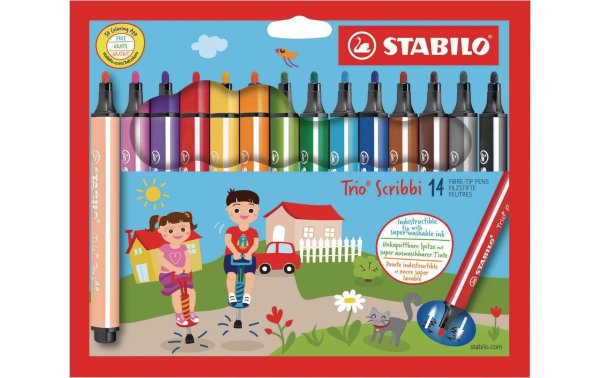 STABILO Trio Scribbi 14 Stück