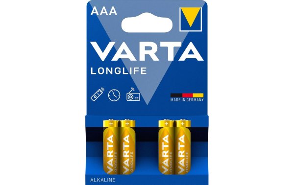 Varta Batterie Longlife AAA 4 Stück