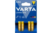Varta Batterie Longlife AAA 4 Stück