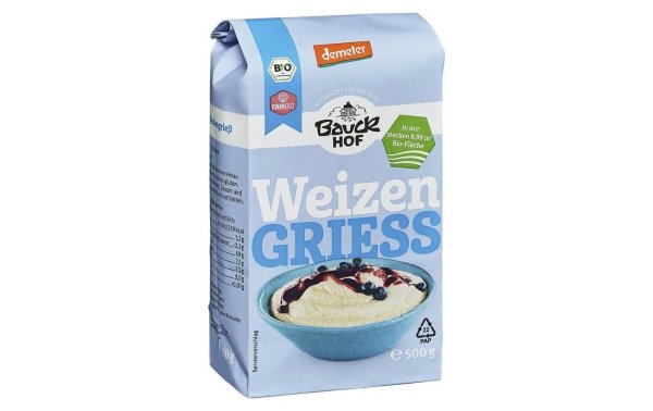 Bauckhof Weizengriess Demeter 500 g