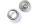 Prym Druckknöpfe Jersey Ring Silber, 10 mm, 20 Stück