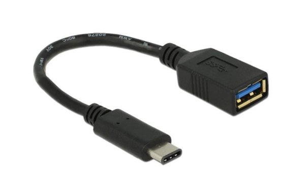 Delock USB 3.1-Adapterkabel  USB A - USB C 0.15 m